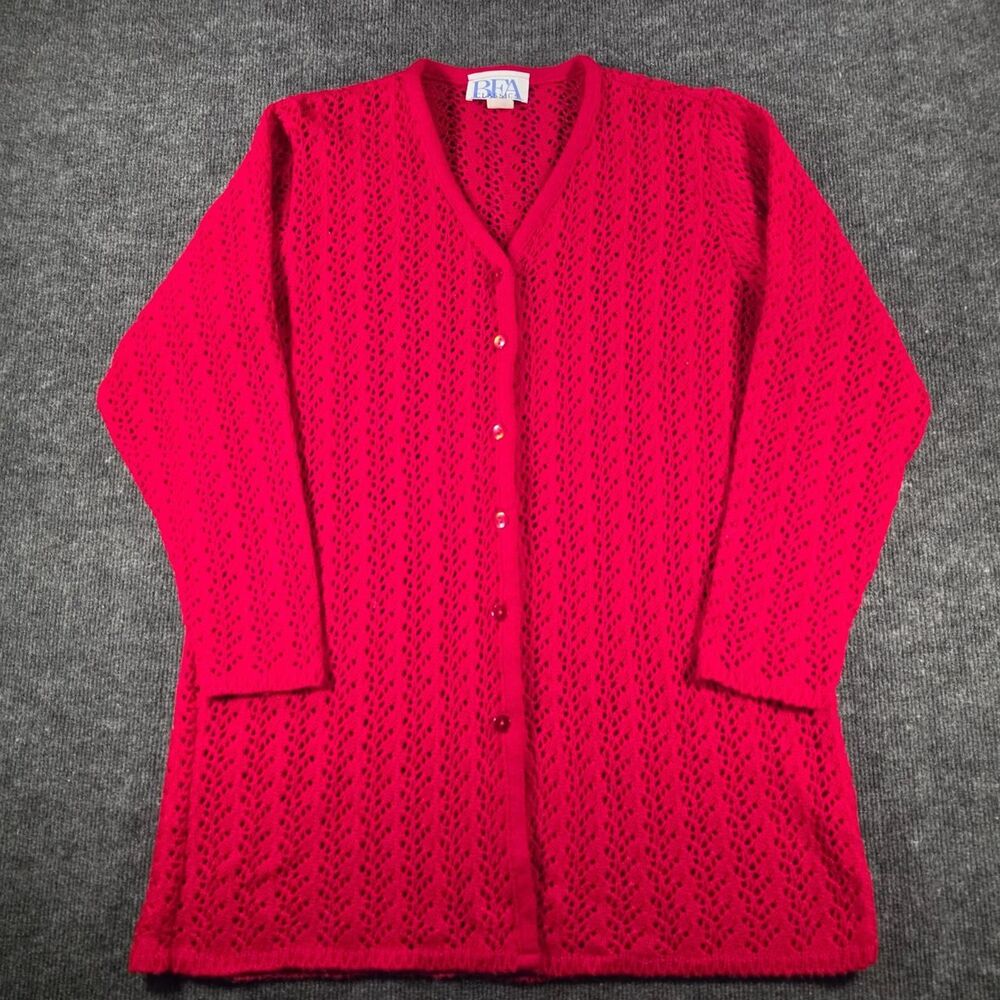 Unbranded Women's Red Cardigan